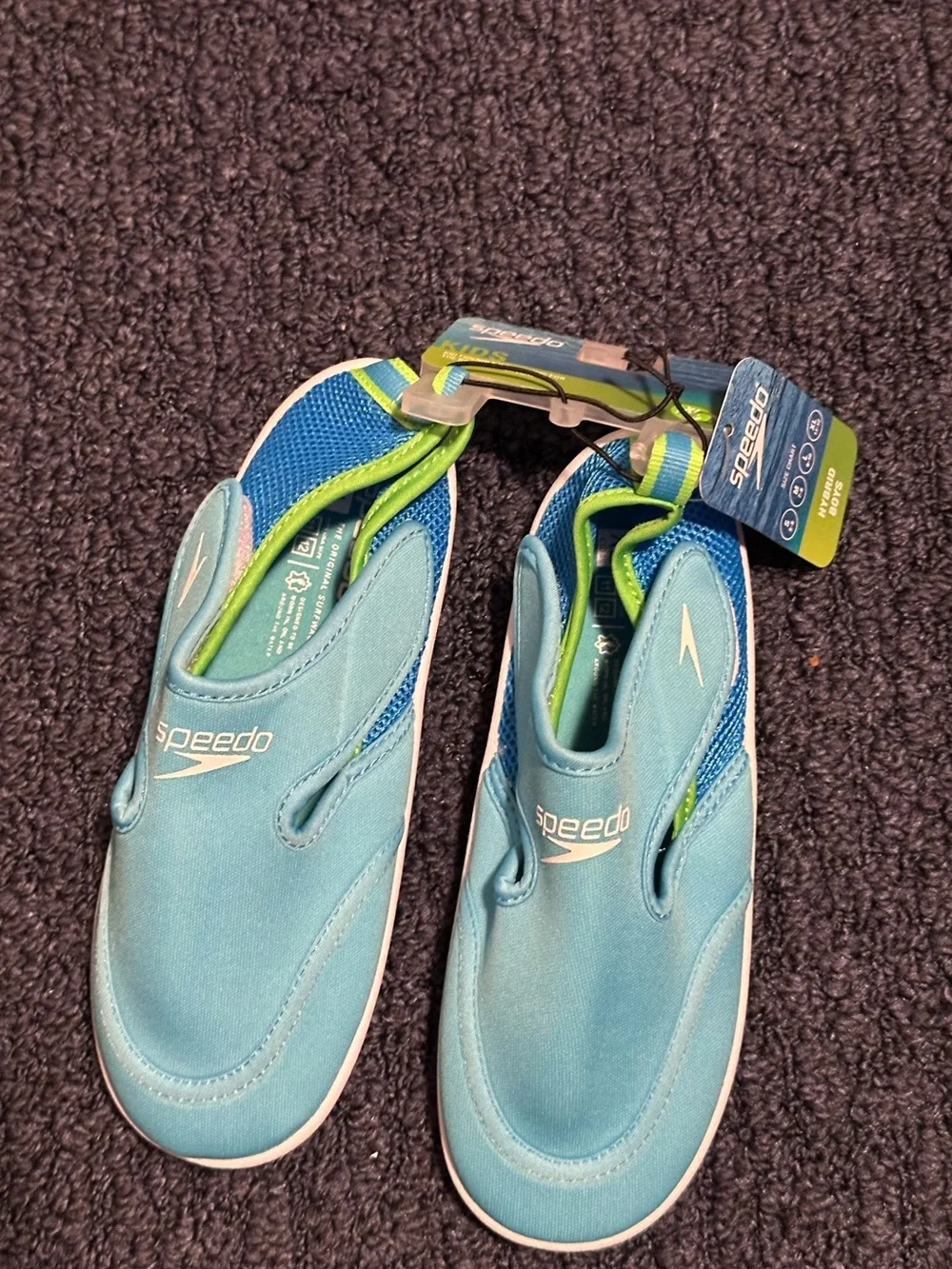 SPEEDO size toddler 11-12 XLARGE Hybrid Water Shoe Pool Mesh Velcro NEW!
